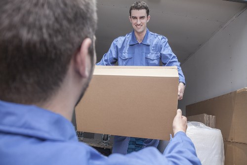 Removal team helping with a home move in Stepney