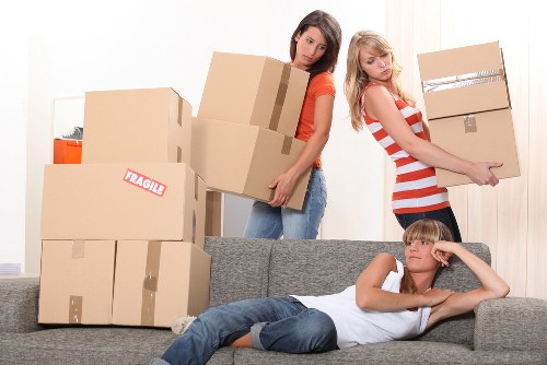 Commercial furniture pick-up for an office or business premises in Stepney