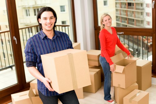 Risk-aware man with a van service planning a safe move